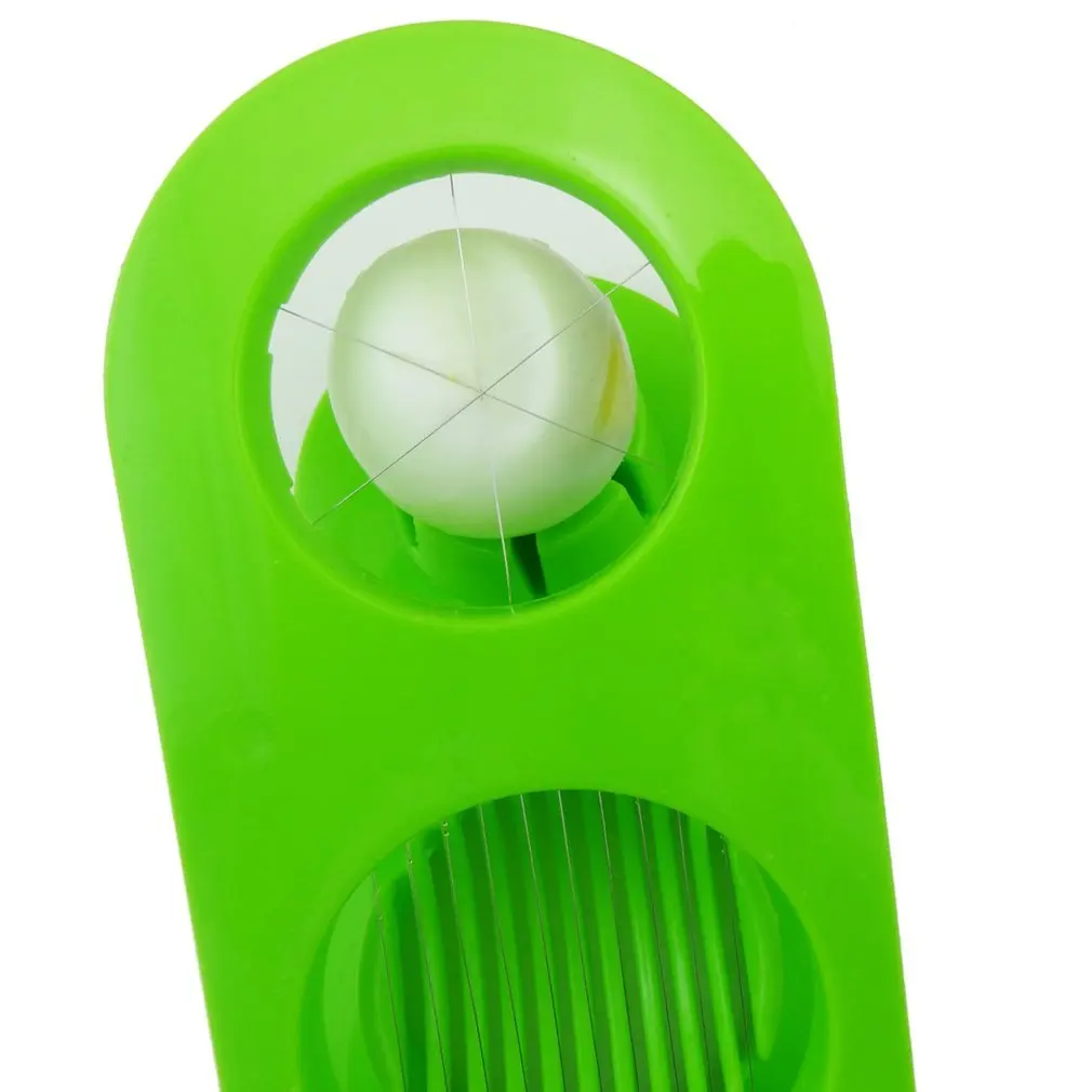 Kitchen Dual-Purpose Gadget Egg Cutter Multifunctional Egg Cutter Two In One Egg Slicers Tool Stainless Steel+ABS Drop Shipping