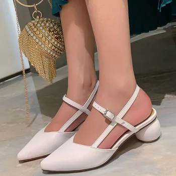 

Lapolaka 2020 Hot Sale Genuine Leather Summer Sandals Women Shoes Strange Style Buckle Strap Concise Shoes Woman Sandals