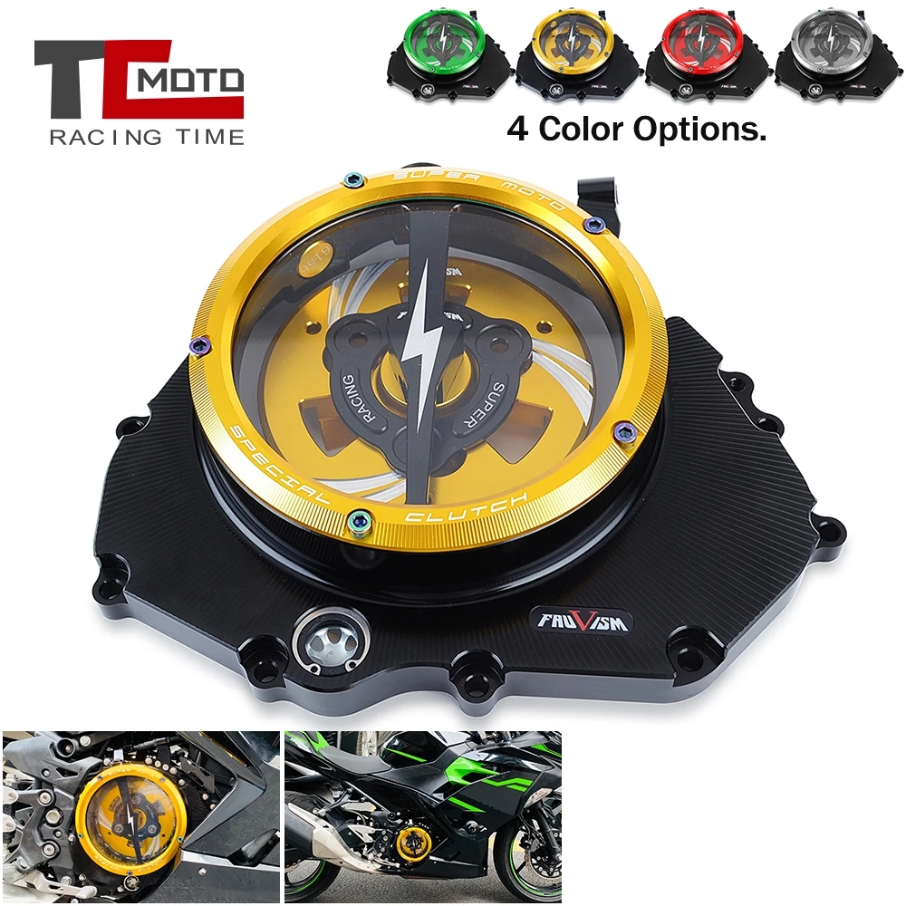 ClearClutchCoverForKawasakiNinja400Z400Ninja400201820232022