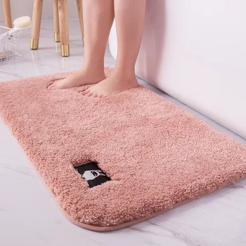 

High Quality Water Absorption Rug Solid Bathroom Mat Shaggy Bath Mat Set Kitchen Door Floor Mat Carpet for Toilet Non-Slip