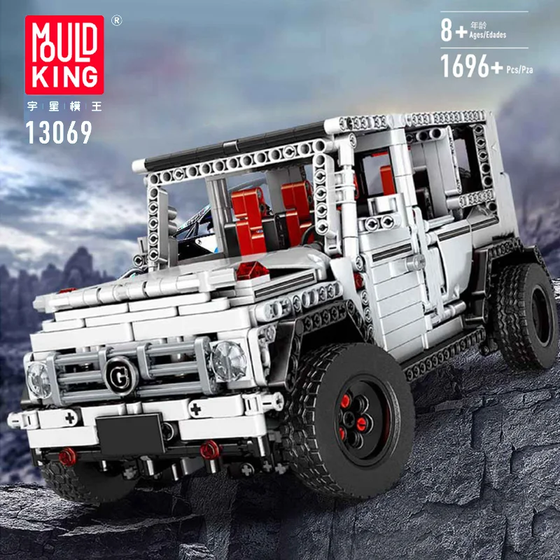 

13069 RC Motor Technic 20100 MOC 2425 SUV G500 AWD Wagon Car Sets Fit Building Blocks Electric Bricks Toys For Gifts