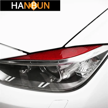 

Car Styling Front Headlight Eyebrow Decoration Cover Trim Carbon Fiber For BMW 3 Series F30 F35 2013-2019 Exterior Accessories
