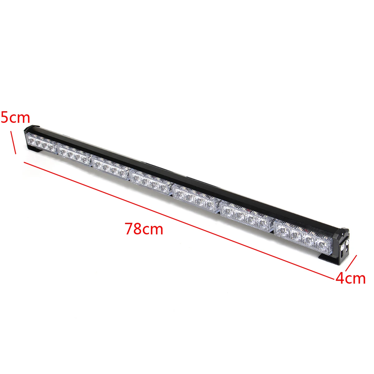 28 LED High Power 12V Car Truck LED Strobe Light Fireman Police Flashing Light Bar Emergency Lamp Warning Lights Yellow White