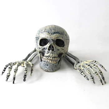 

Halloween Party Decoration Skull Hand Bone Simulation Skull Props Secret Room Horror DIY Ornaments