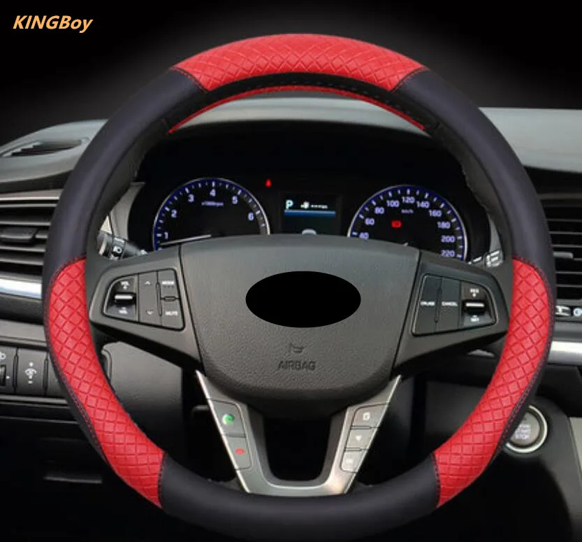 Для hyundai Tucson ручной работы руль Внутренняя окантовка аксессуары для ремонта - Цвет: 2