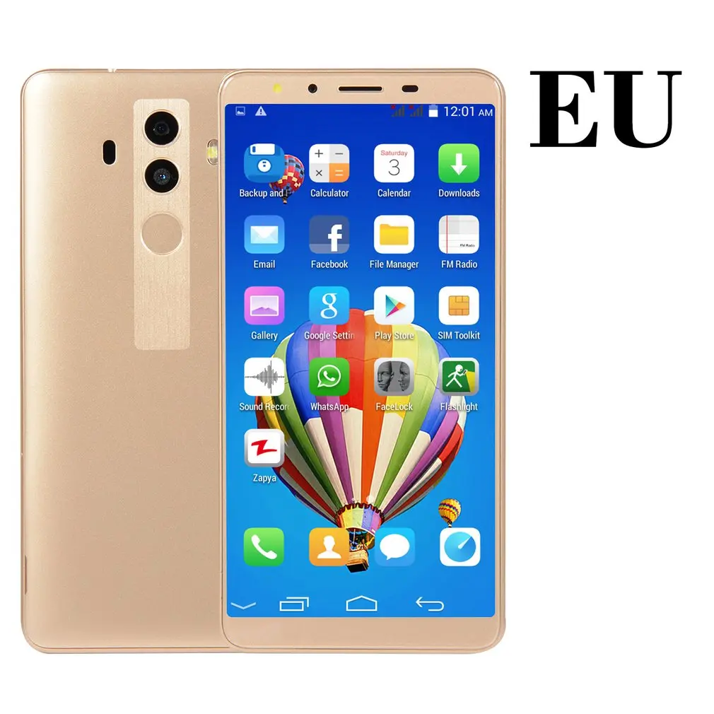

4G Smartphone 5.72 Inch Android Quad Core Dual Sim Global Version Communication Mobile Phone Fingerprint Machine Smart Phone