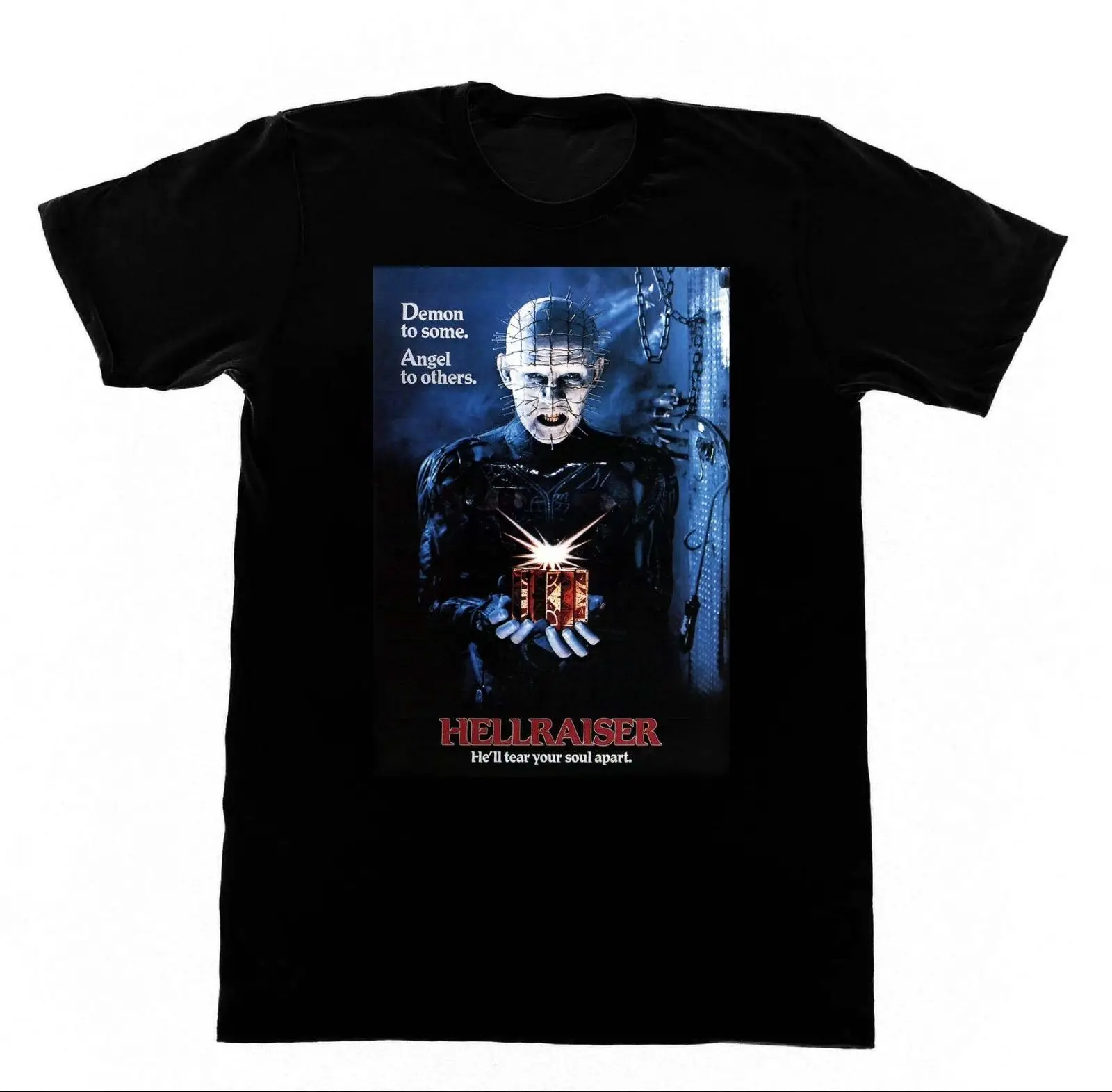 Hellraiser Shirt 172 T Pinhead Clive Barker 80s Cult Horror Movie Film High Quality Men T-Shirts Tops O-Neck Shirts | Мужская одежда