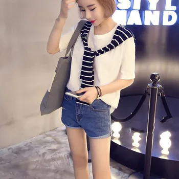 

Best Sale Stripe Women Detachable Lapel Choker Necklace Shirt Fashion Solid Color False Collar Clothes Accessories Valse Kraag