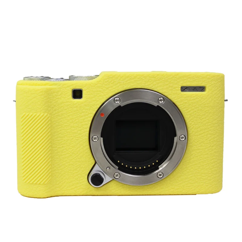 Мягкий силиконовый чехол для камеры резиновый Fujifilm XA7 Fuji накладка 9 цветов|Сумки