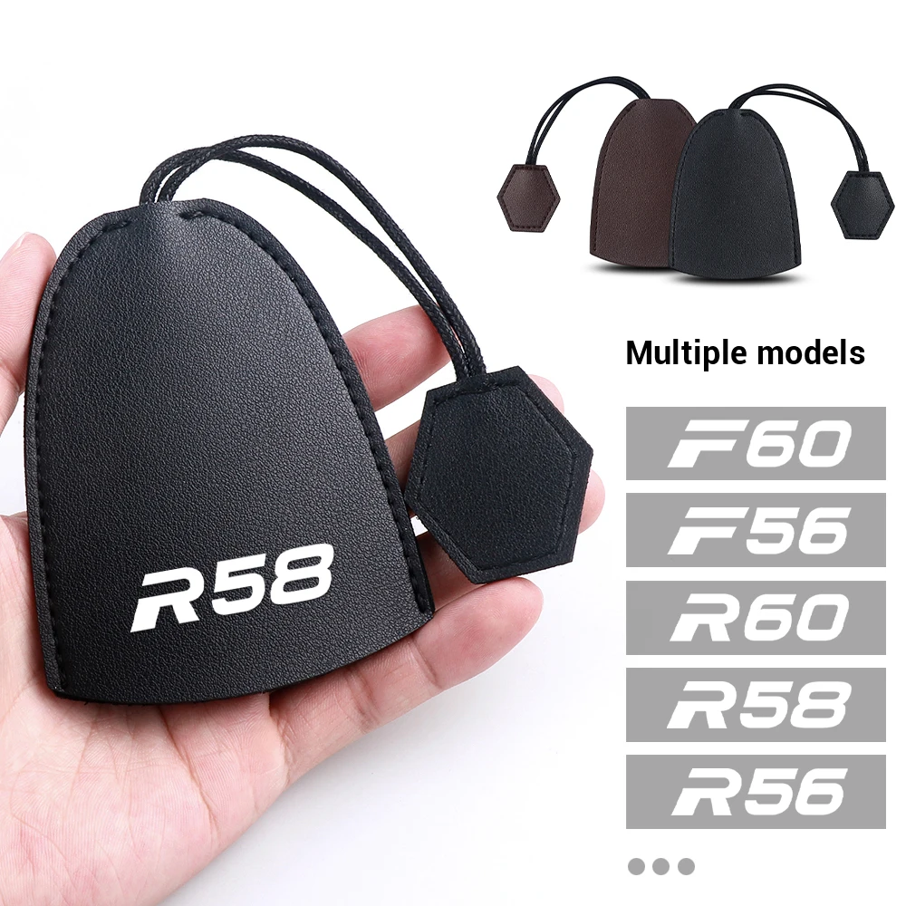 For Mini R50 R52 R53 R55 R56 R57 R58 R59 R60 R61 F54 F55 F56 F57 F60 Car Leather Key Case Remote Fob Shell Protector Cover | Автомобили и