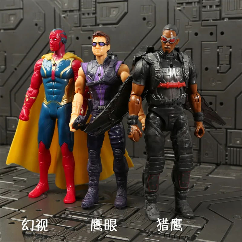 Christmas gift Marvel Avengers 3 Infinity War Action Figures Toys Set Hulk Captain America Spiderman Thanos Iron Man Hulkbuster