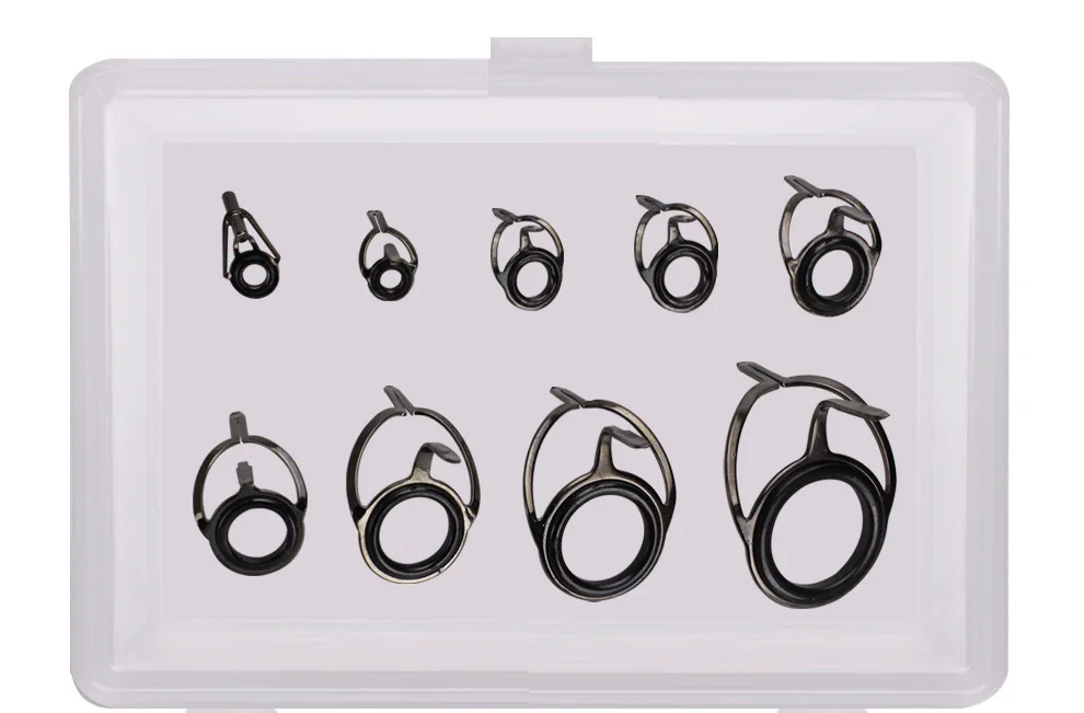 45 шт глаз комплект проволочное кольцо удочки море карниза для штор Телескопические стержни Топ стержень для колец советы Ремонтный комплект 3/6/8/10-23 мм