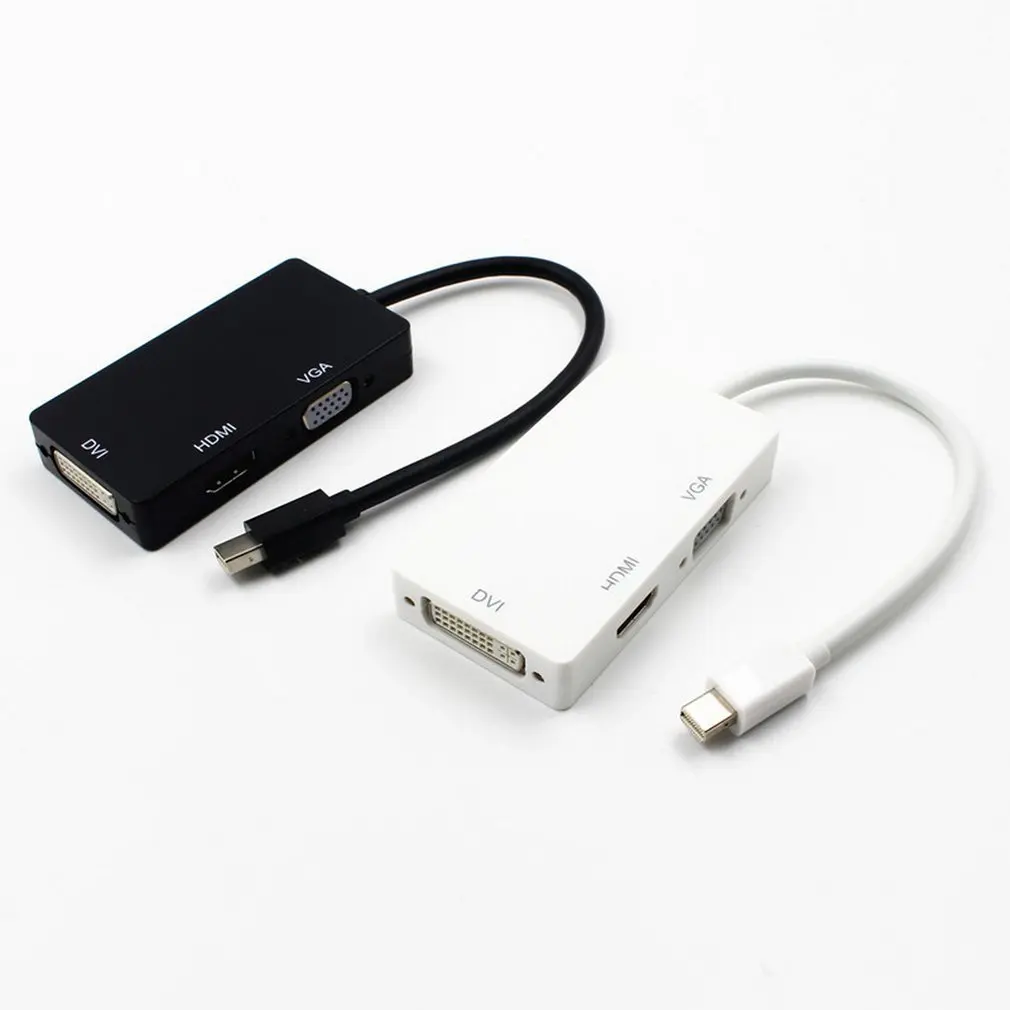Mini Dp Displaypor Thunderbolt Mini Displayport Dp To Vga+ Hdmi+ Dvi 4K Dvi Vga кабель адаптера Dp Для Apple