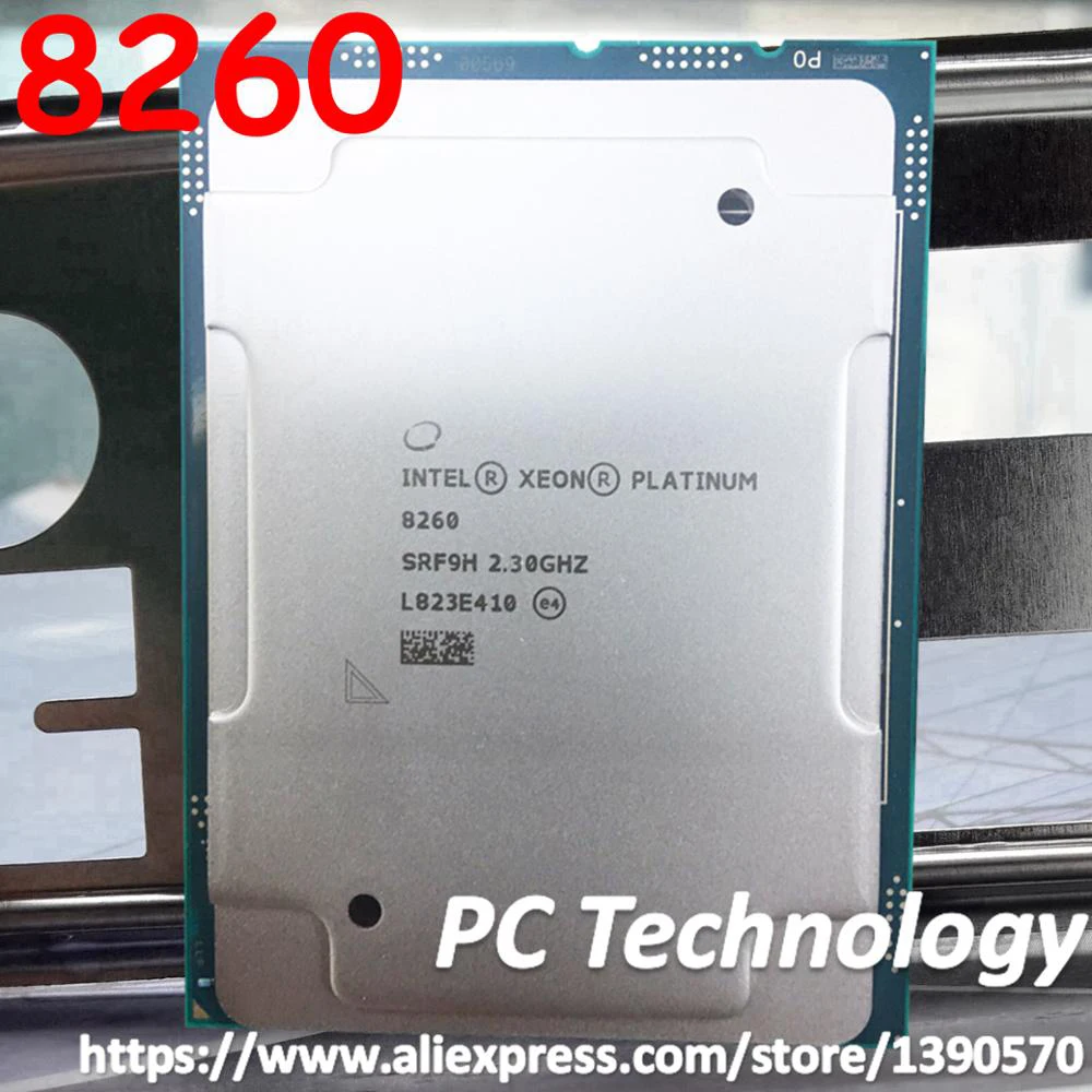 

Оригинальный масштабируемый процессор Intel Xeon Platinum 8260 QS, ЦПУ, 33M, 2,30 ГГц, 24 ядра, 165 Вт, LGA3647