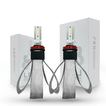 

ACar Ampoule LED Headlight Bulb H1 H4 H7 H8 H11 9005 9006 HB2 HB3 HB4 LED Light Lamp 80W 12V 6000K 9600LM Auto Headlamp Kit