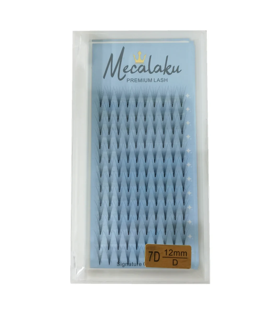 

Mecalaku Premade Fans 0.05mm Volume Eyelash Extension 2D3D4D5D6D7D10D Short Stem Soft Faux Mink Russian Volume Natural Eyelash