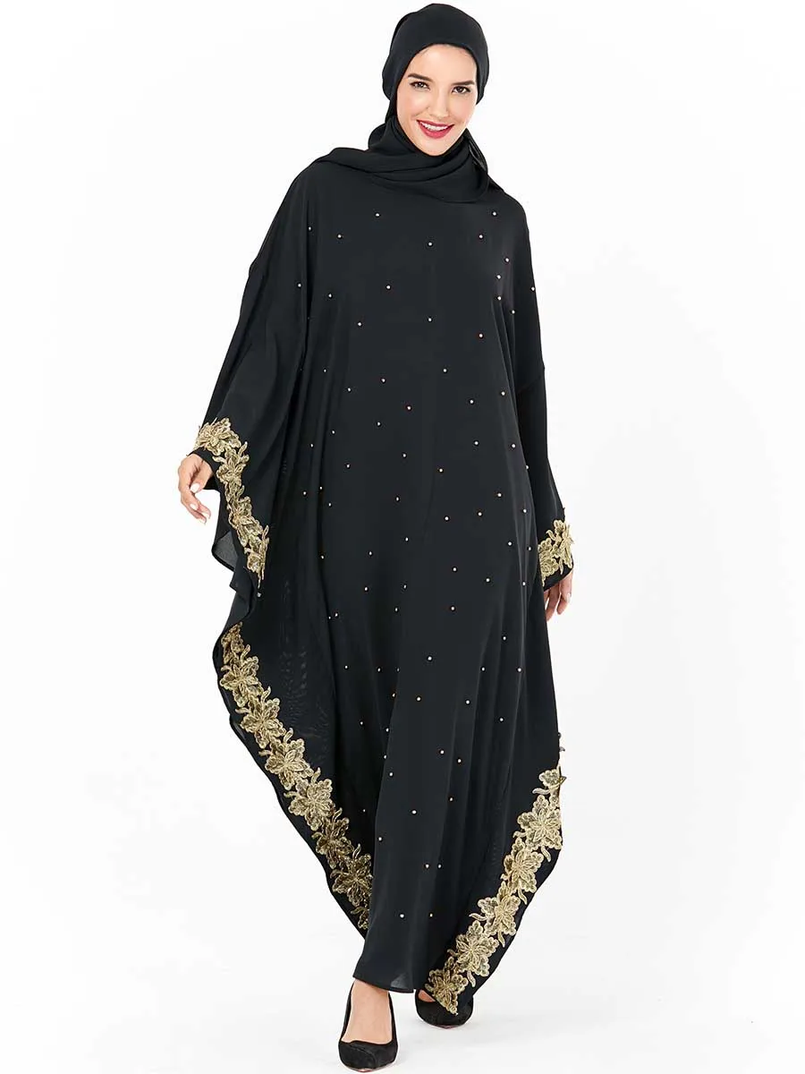 BNSQ Дубай abaya женское хиджаб арабское вечернее платье Caftan Morocain Kaftan Djelaba Femme мусульманское платье исламское платье плюс размер