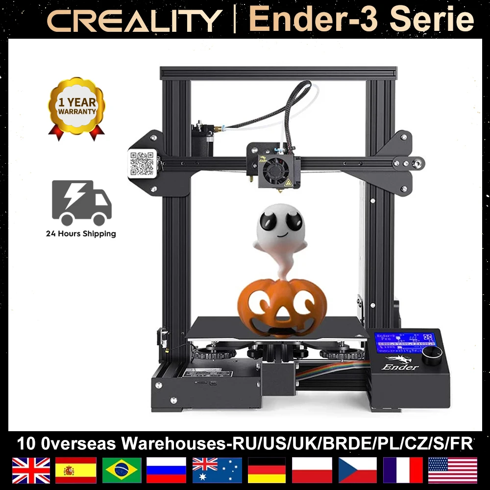 Creality Ender-3 V2 бесшумная материнская плата модель Ender-3/3 Pro FDM 3D принтер умный набор