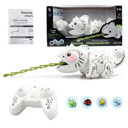 Caméléon télécommandé, jouets animaux RC, cadeaux pour enfants, robot Intelligent, jouet à couleurs changeantes 