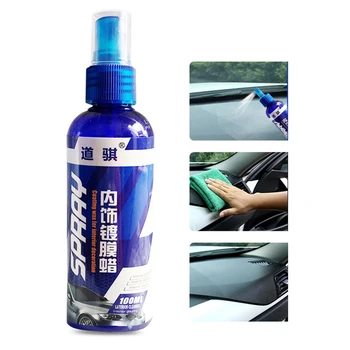 

100ml Glass Hydrophobic Accessories Refurbishment Car Interior Polish Spray Auto Liquid Ceramic Door Panel Portable Coating W ax