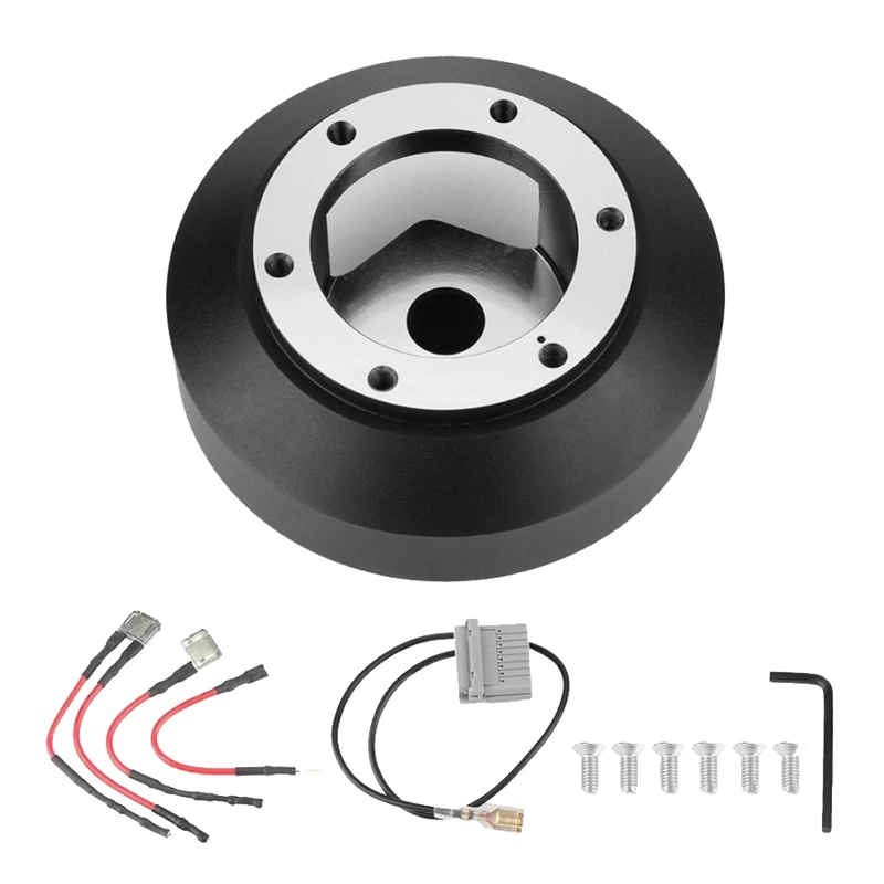 

Car Steering Wheel 6-Hole Quick Release Hub Adapter Boss Kit for Nissan 350Z 370Z Amada Versa