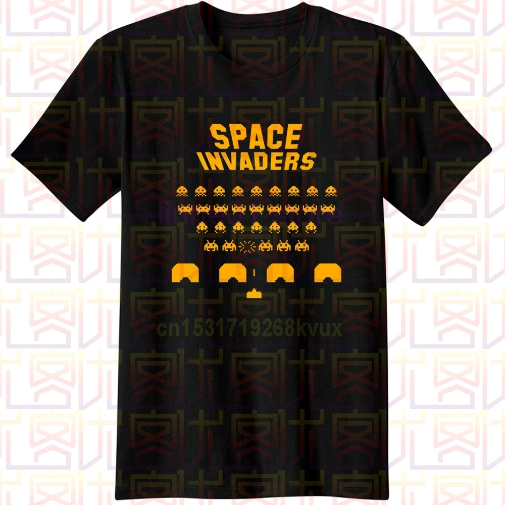 Halliday Space Invaders мужские хлопковые футболки с коротким рукавом готовые к играм игры