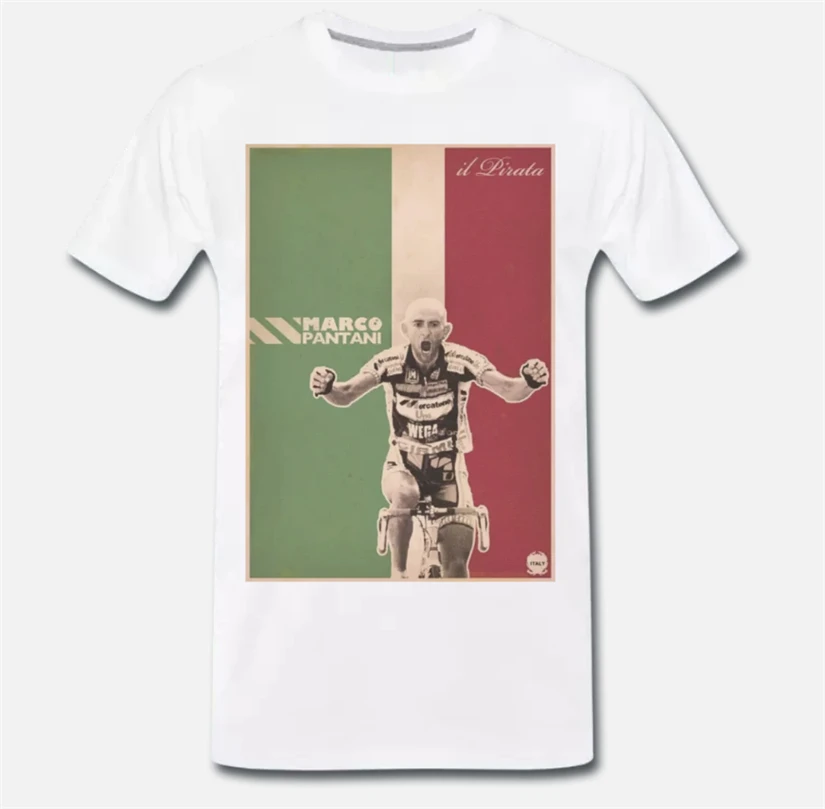 Футболка Maglia Marco Pantani Ciclismo Campione Il Pirata Cesenatico 3 S-M-L-Xl Бесплатная доставка футболка |