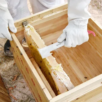 

2pcs Stainless Steel Multifunctional Honey Uncapping Scraper Bee Hive Frame Lifter Beekeepers Beehive Extracting Tool