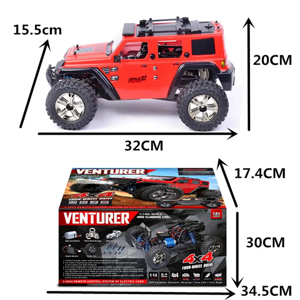 LeadingStar Subotech BG1521 Golory 1/14 2,4 г 4WD 22 км/ч пропорциональный контроль RC автомобиль багги