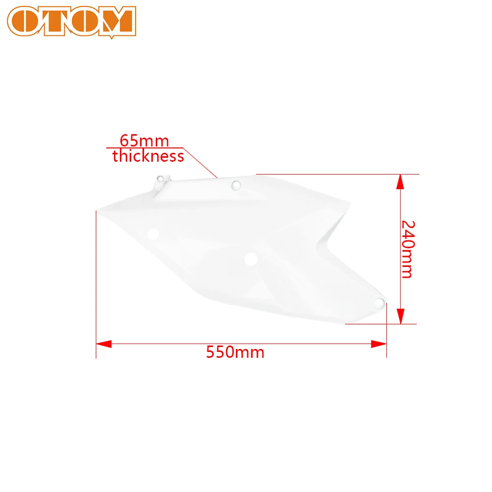 OTOM правая задняя боковая панель белая крышка рамка Защита обтекатель КУЗОВ Крышка Мотоцикл Внедорожный для KTM SX SXF XC 125 250 300 450