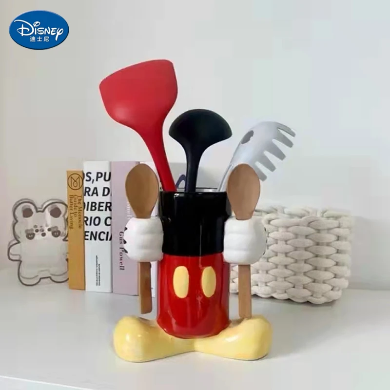 Classic Disney Mickey & Minnie Kitchen Supplies Set - Bundle with Black &  Red Classic Mickey & Minnie Mouse Pot Holders & Oven Mitts (Disney Kitchen