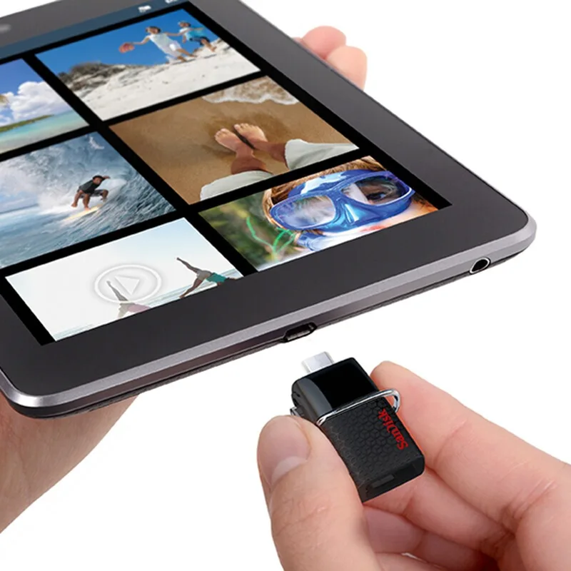 SanDisk USB OTG Pen Drive 128GB 256GB 130mb/s 3.0 Flash Drive 16GB External Storage Pendrive 32gb OTG 64GB Memory Usb stick 3.0