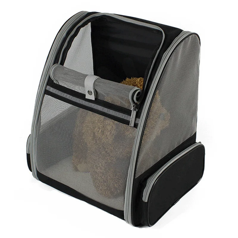 Переноска для собак рюкзак переносная дорожная сумка с карманами дышащая походная переноска для собак двойная сумка на плечо