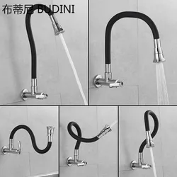 Brass Bathroom Faucet Basin Mounted Deck Only Cold Tap Rust and Corrosion Resistance of Bathroom Water Tap