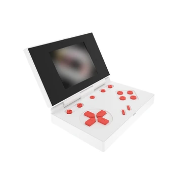 

Double Retro Game Console Mini NES Handheld Game Console FC Flip Game Handheld Lithium Battery Game Player Built-in 1000 Games*