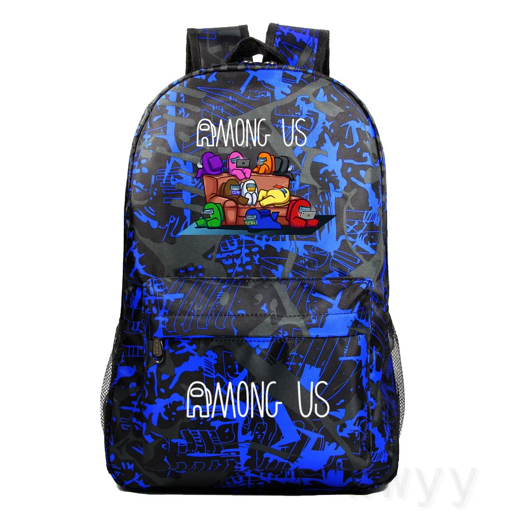 Hot Game Among Us Backpack Children 