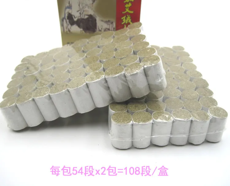 Nanyang yi le jia Moxa Колонка 108 сегмент мухобоя короткая мокса палочка для прижигания полыни пять лет Чэнь мокса лист бытовой Moxi