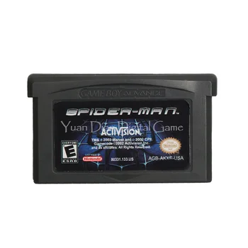 

For Nintendo GBA Video Game Cartridge Console Card Spider Man English Language US Version