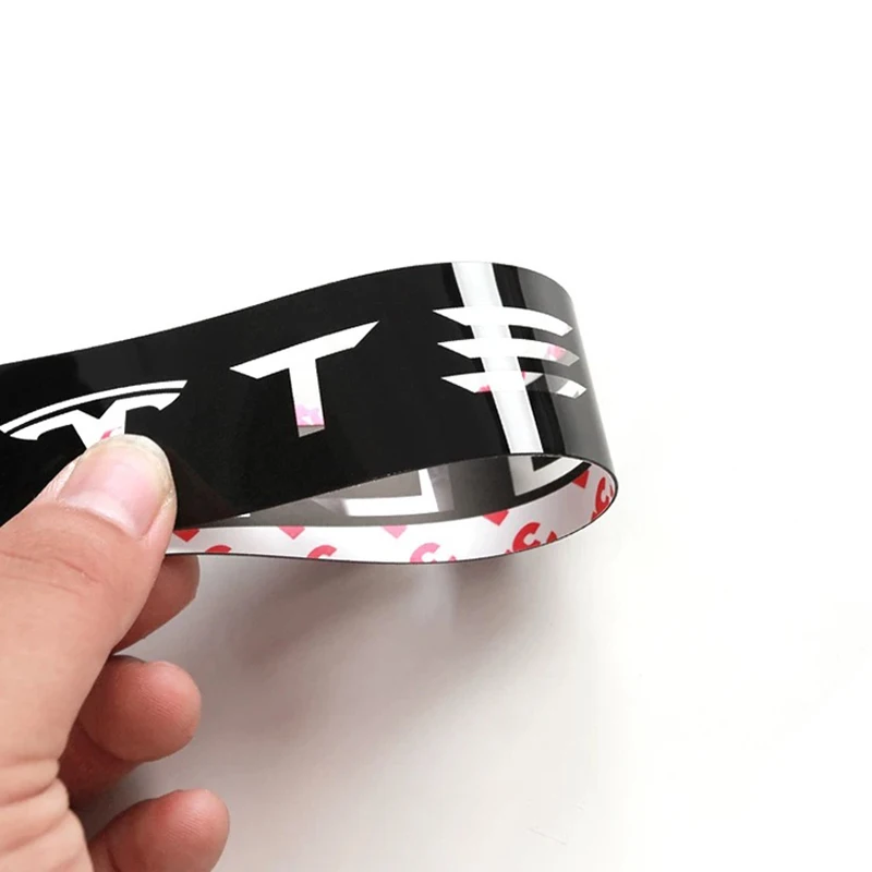 Автомобильный задний тормозной фонарь наклейка для Tesla Model 3 логотип стоп сигнал