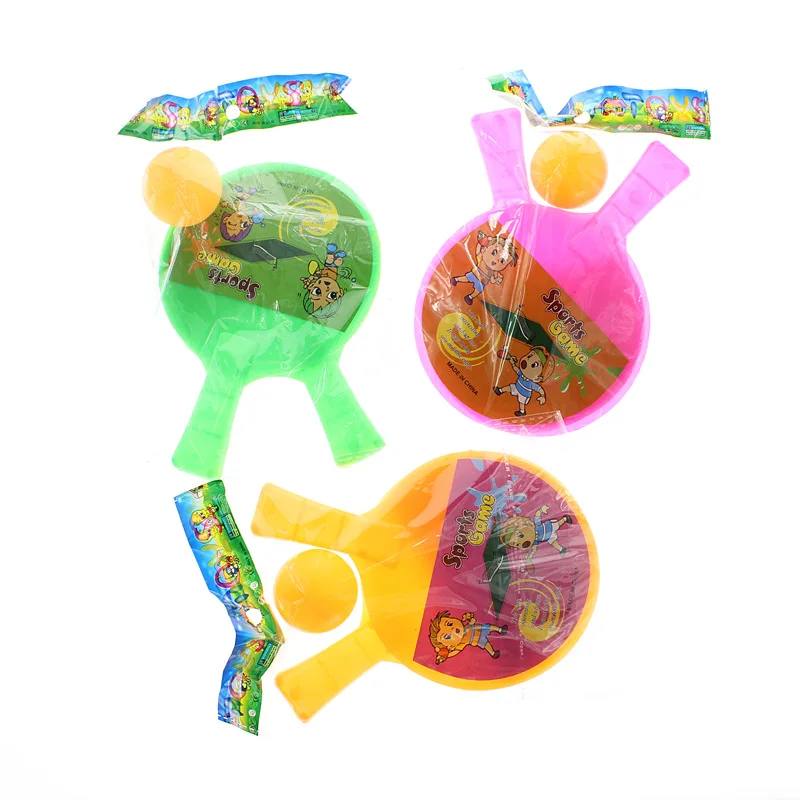 

Funny Mini Plastic Table Tennis Racket With 1 Ping Pong Balls Kids Children Toy Portable Convenient Puzzle Children's Toys