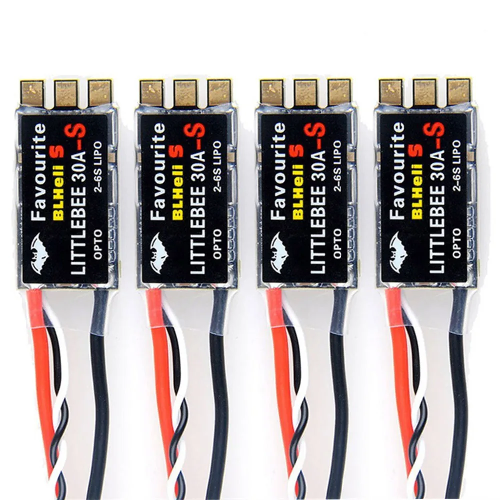 FVT LittleBee Little Bee BLHeli_S SPRING 2-6S 30A ESC DSHOT ESC Speed Controller for QAV210/250-X Loki FPV Raing Drone Quadcopte