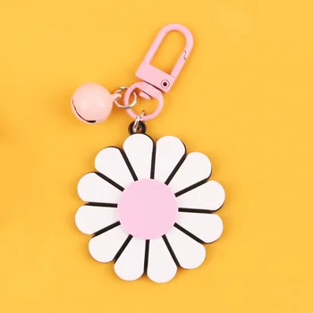 

Super Lovely Floret Key Chains Pure And Fresh Girl Heart Smiling Face Love Key Chain Boudoir Gift Gift Bag Hanging Decoration Ke