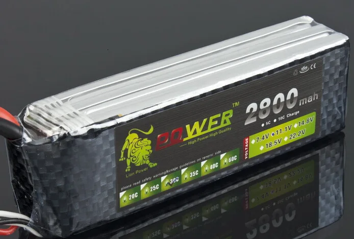 Batterie LiPo 11.1V 1500-5200mAh pour RC Drone Voiture