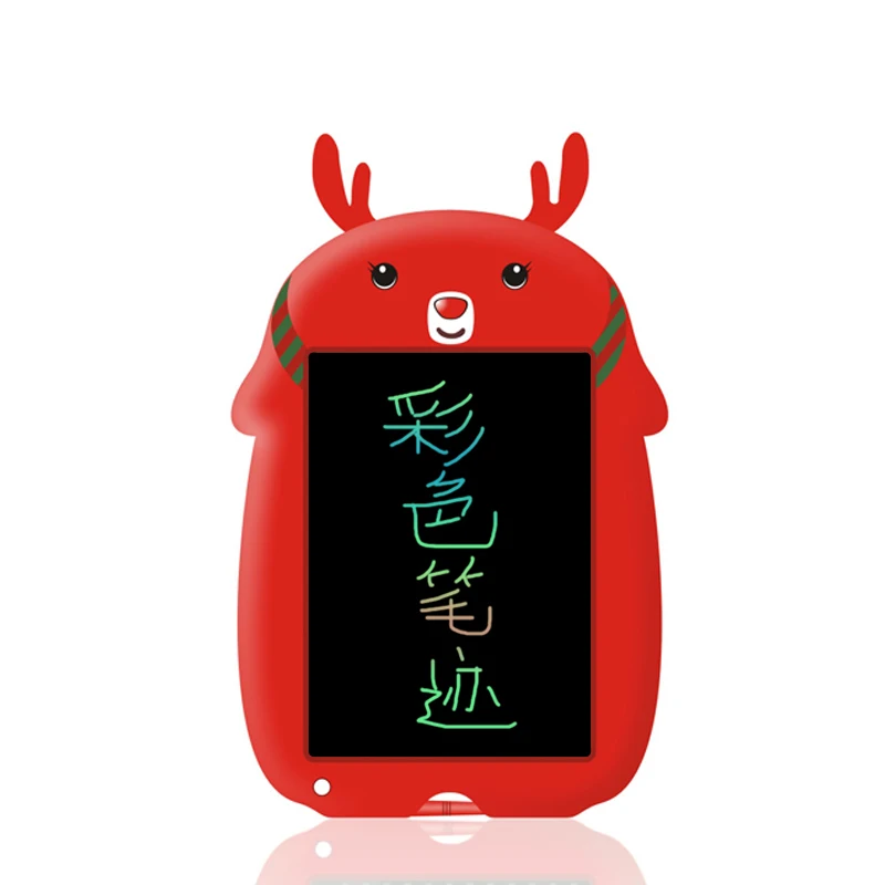 

8.5 Inch Portable Drawing Tablet / Board Christmas Deer Colorful Writing Best Gift for Kids