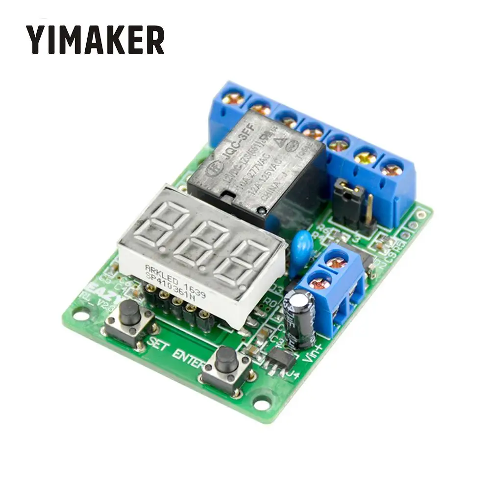YIMAKER цифровой дисплей реле управления напряжением переключатель таймера
