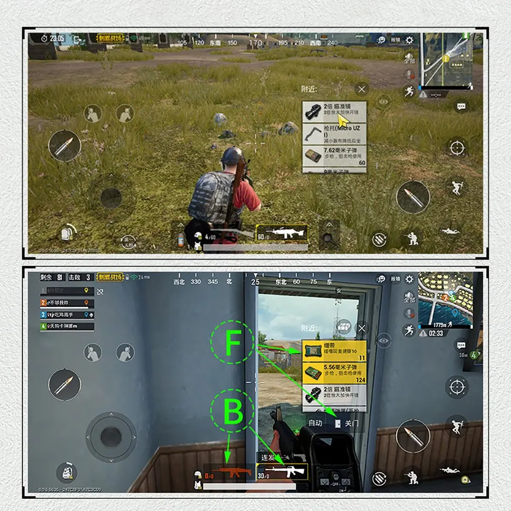  GAMWING for PUBG Mobile phone Game Controller Dual USB Ports Mouse and Keyboard Battledock Converte
