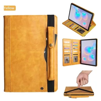 

Smart Tablet Leather Case For Samsung Tab A2 A T515 T510 T595 T720 T725 T860 T830 T825 S6 S5e S4 S3 Handle Strap Hold Cover EMIA