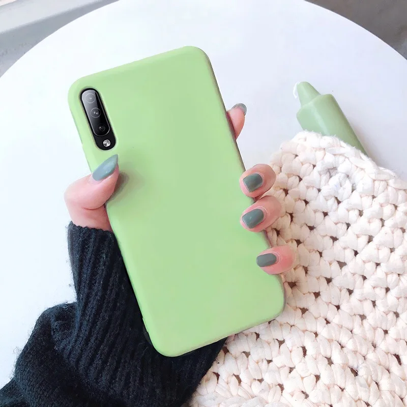 green Чехол для xiaomi redmi note 7 8 pro 10 cc9 mi 9t a3 lite 8 a2 a1 redmi k30 4x 6a pocophone f1, чехол etui, тонкий - Цвет: green