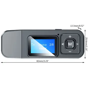 

USB Bluetooth 5.0 A-udio Transmitter Receiver LCD Display 3.5MM AUX RCA Stereo Wireless Adapter Dongle For PC TV Car Hea