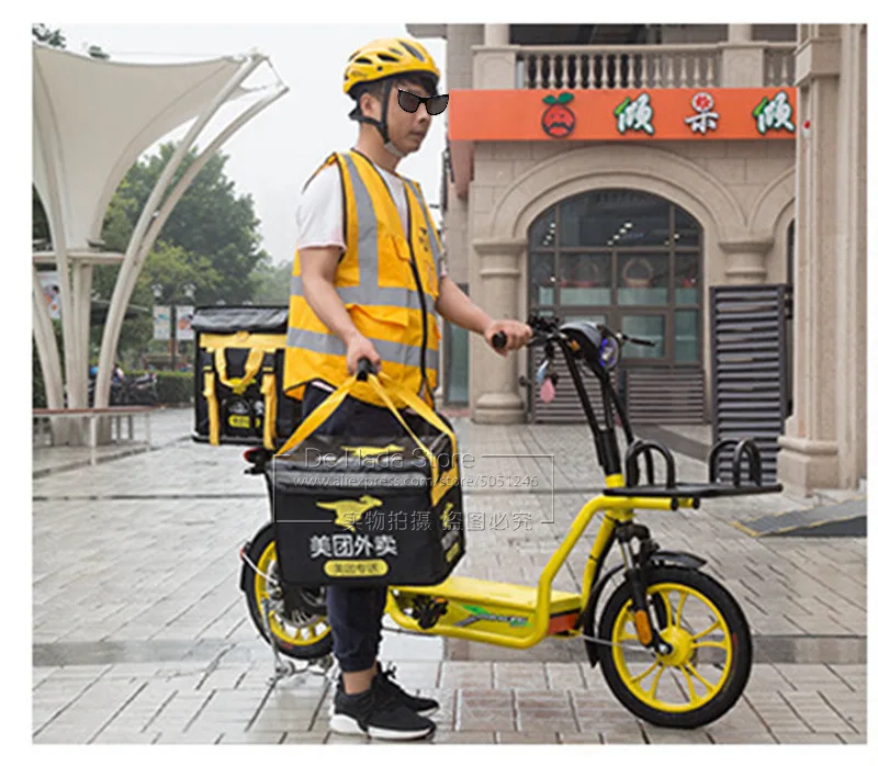 2 Wheel E-bike Lithium Battery Vehicle Ebike Scooter Adult Electric Bicycle Cargo Bike For Fast Food Delivery 
